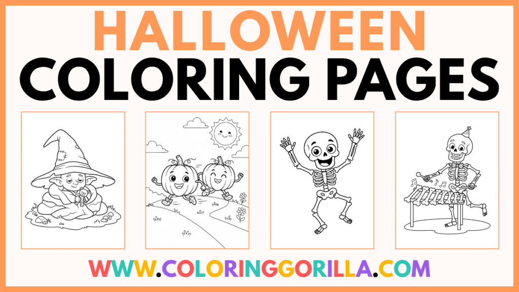 42 Halloween Coloring Pages (Free Printable PDFs)