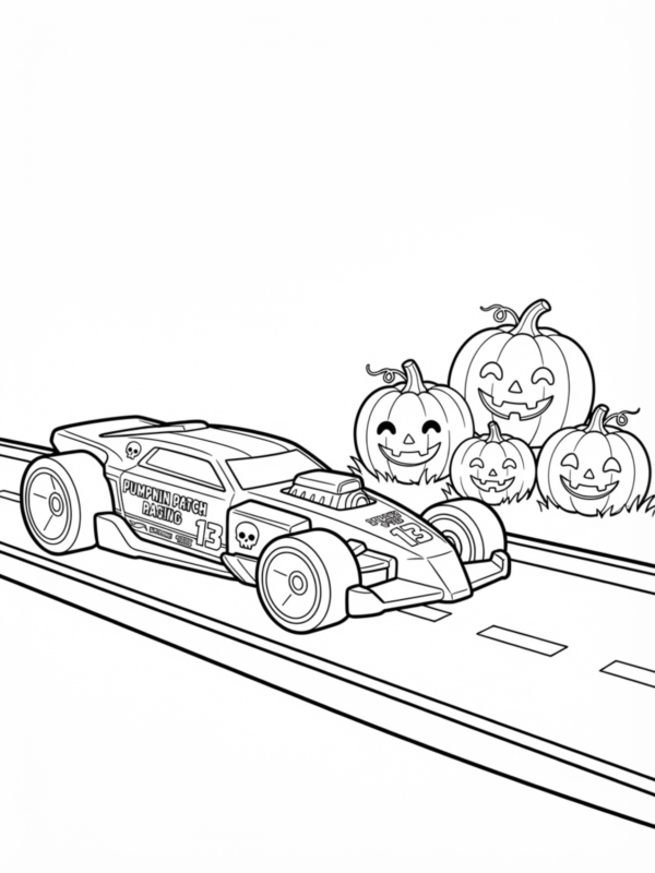 Halloween Pumpkin Patch Speedway