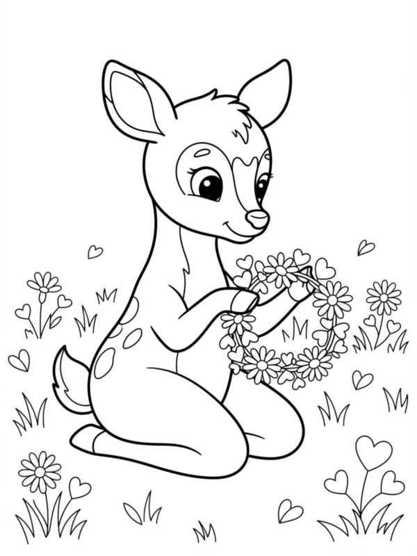 Heart Flower Crown Crafting