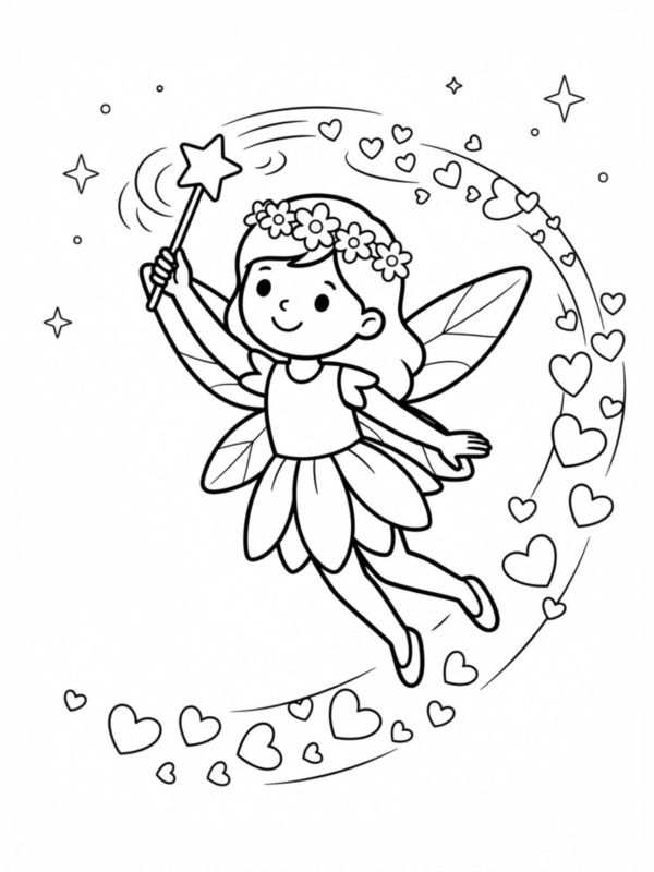 Heart Magic Wand Sparkles