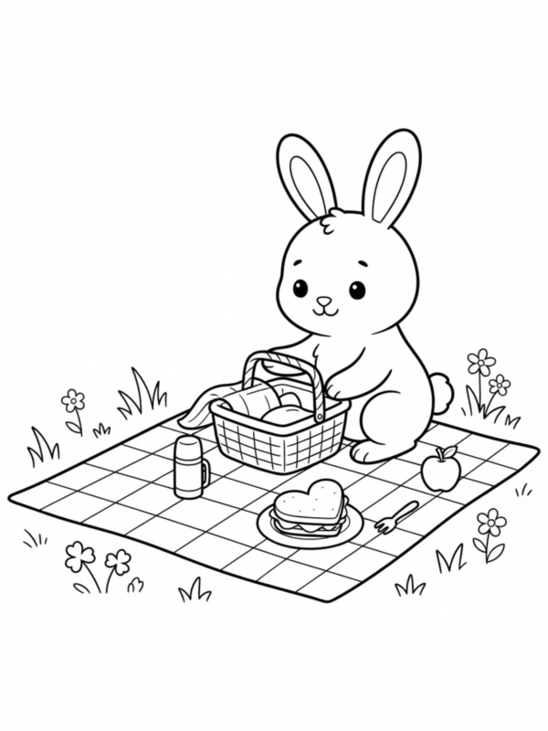 Heart Picnic Basket Lunch