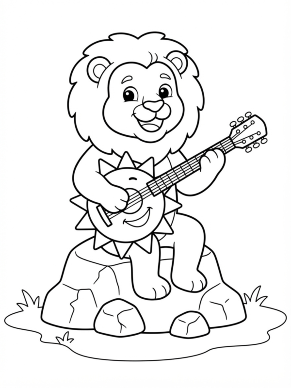 Lion Guitar King