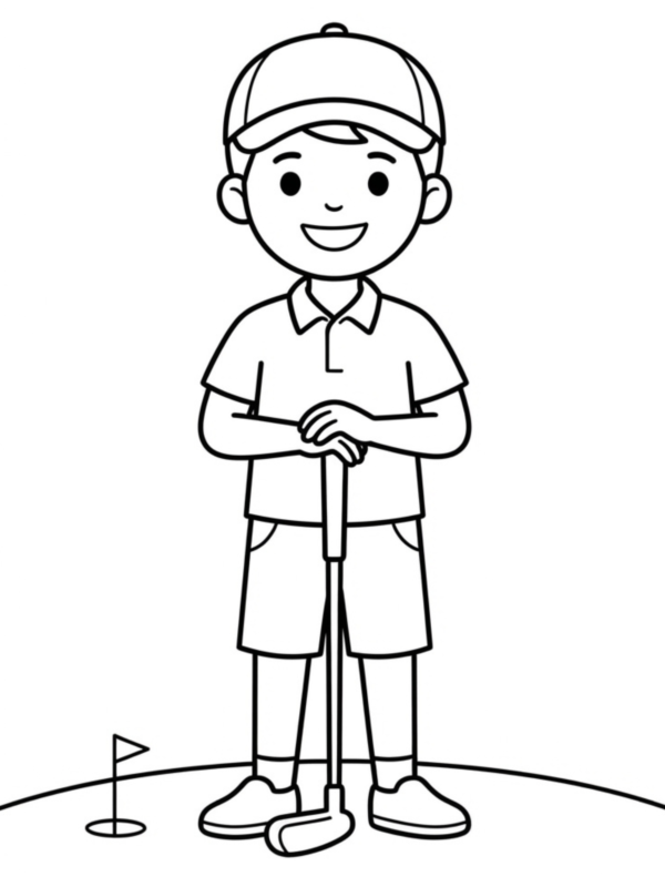 Little Golfer Boy