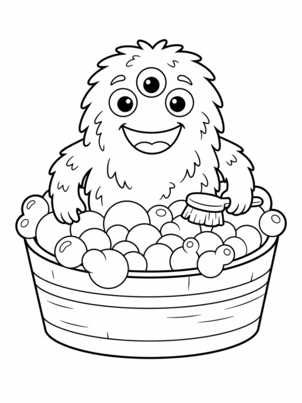 Monster Making Bubble Bath