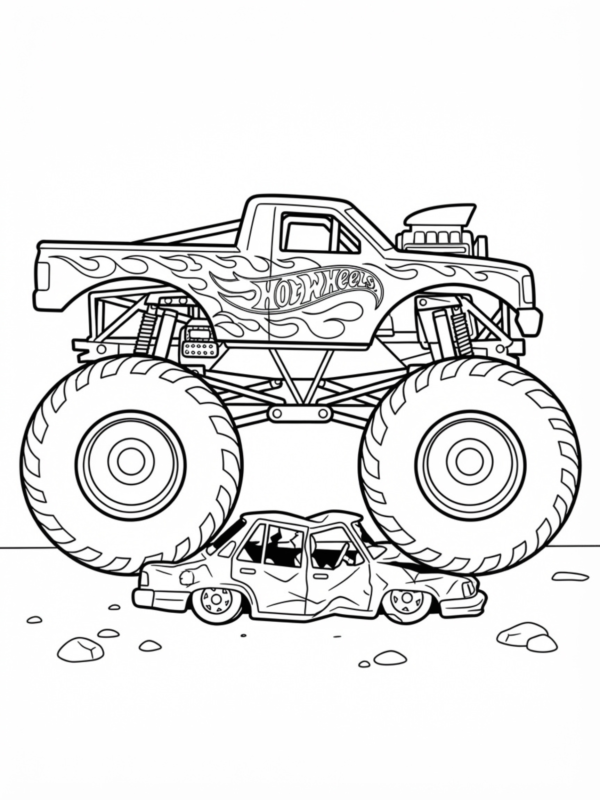 Monster Truck Car Crush