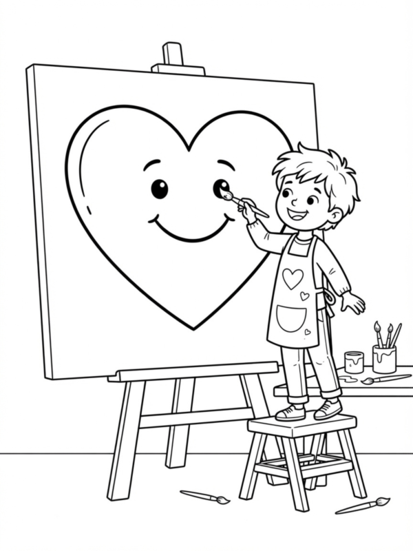 Painting a Heart Masterpiece