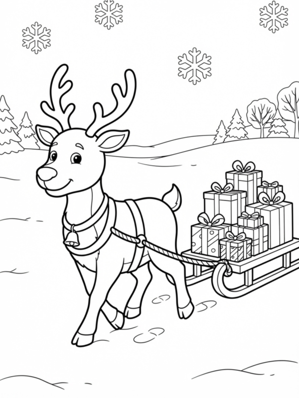 Pulling a Sled Full of Toys