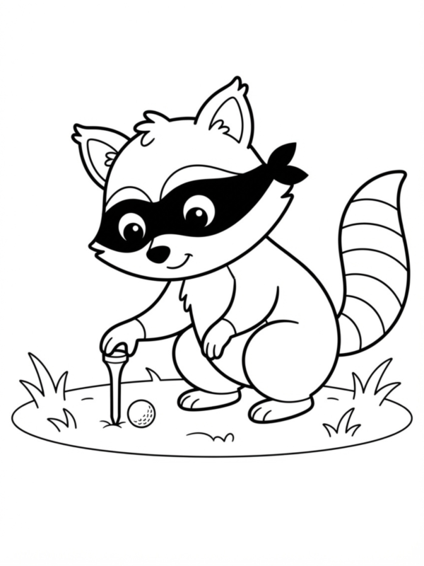 Raccoon Golf Scavenger