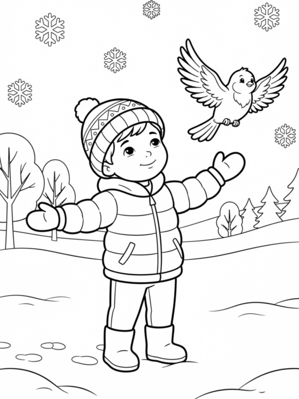 Releasing a Winter Dove