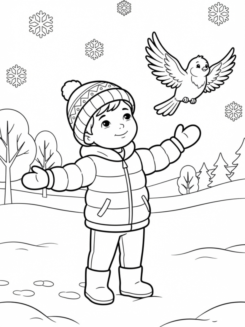 Releasing a Winter Dove