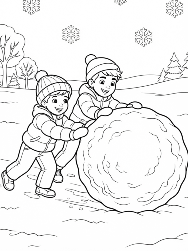 Rolling the Head of a Snowman