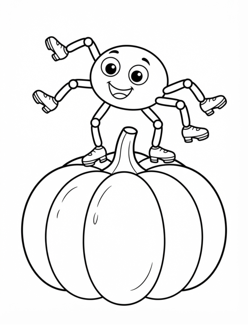 Spider on a Pumpkin