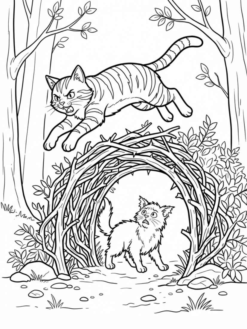 ThunderClan Camp Entrance Battle