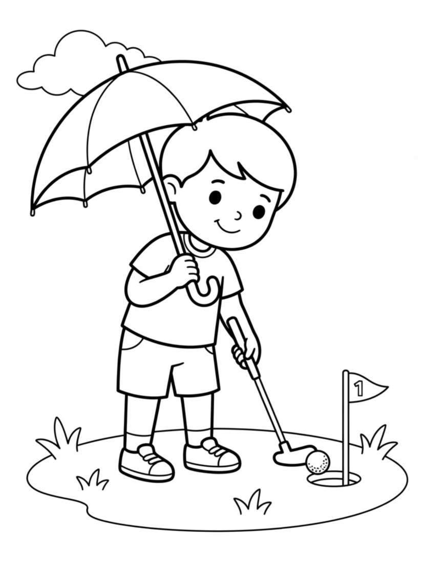 Umbrella Rain Golf