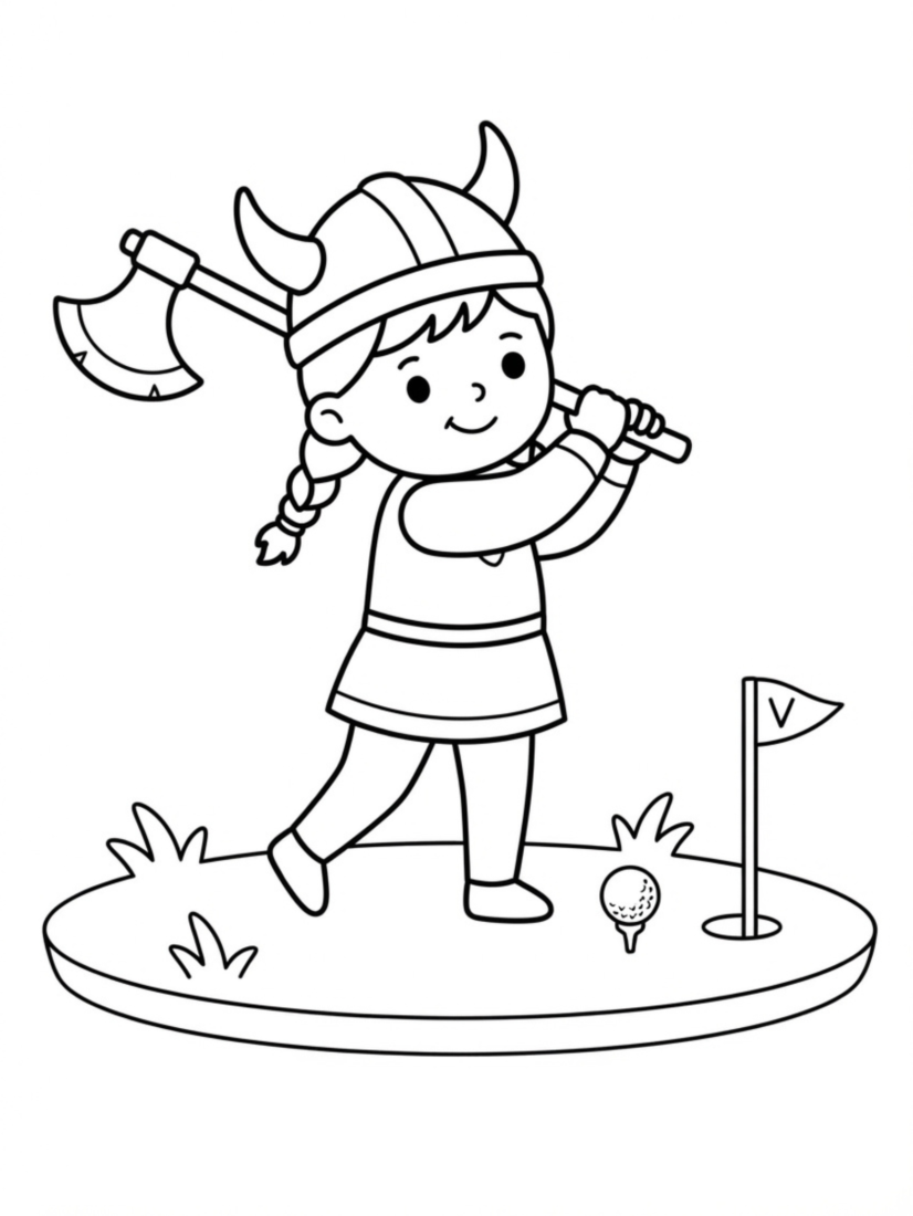 Viking Child Golfer