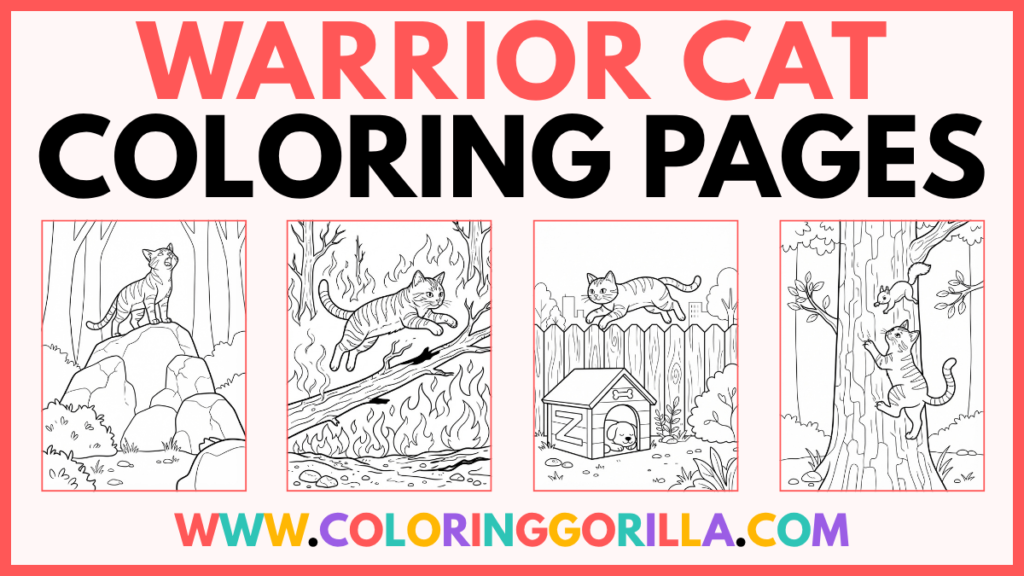 35 Warrior Cat Coloring Pages (Free Printable PDFs)