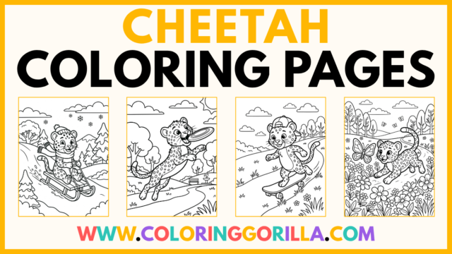 30 Cheetah Coloring Pages (Free Printable For Kids And Adults)