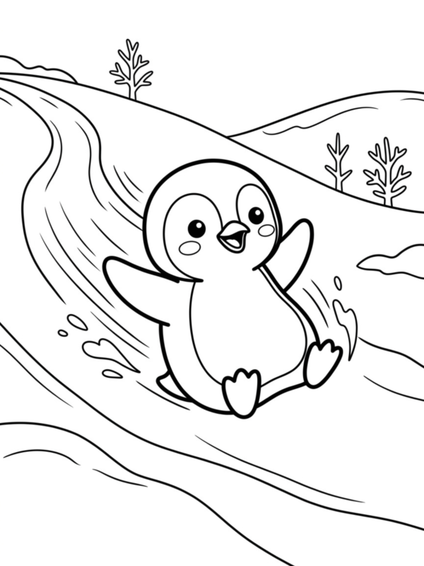 Penguin Belly Sliding