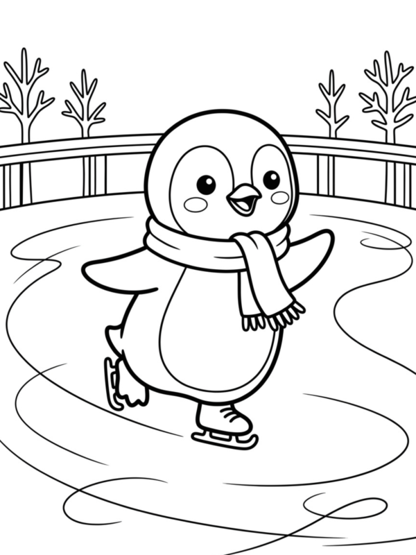 Penguin Ice Skating